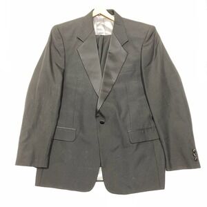 Andre Vachon Men's Polyester 1 Button Notch Collar Blazer Size 43L Set W/ Pants